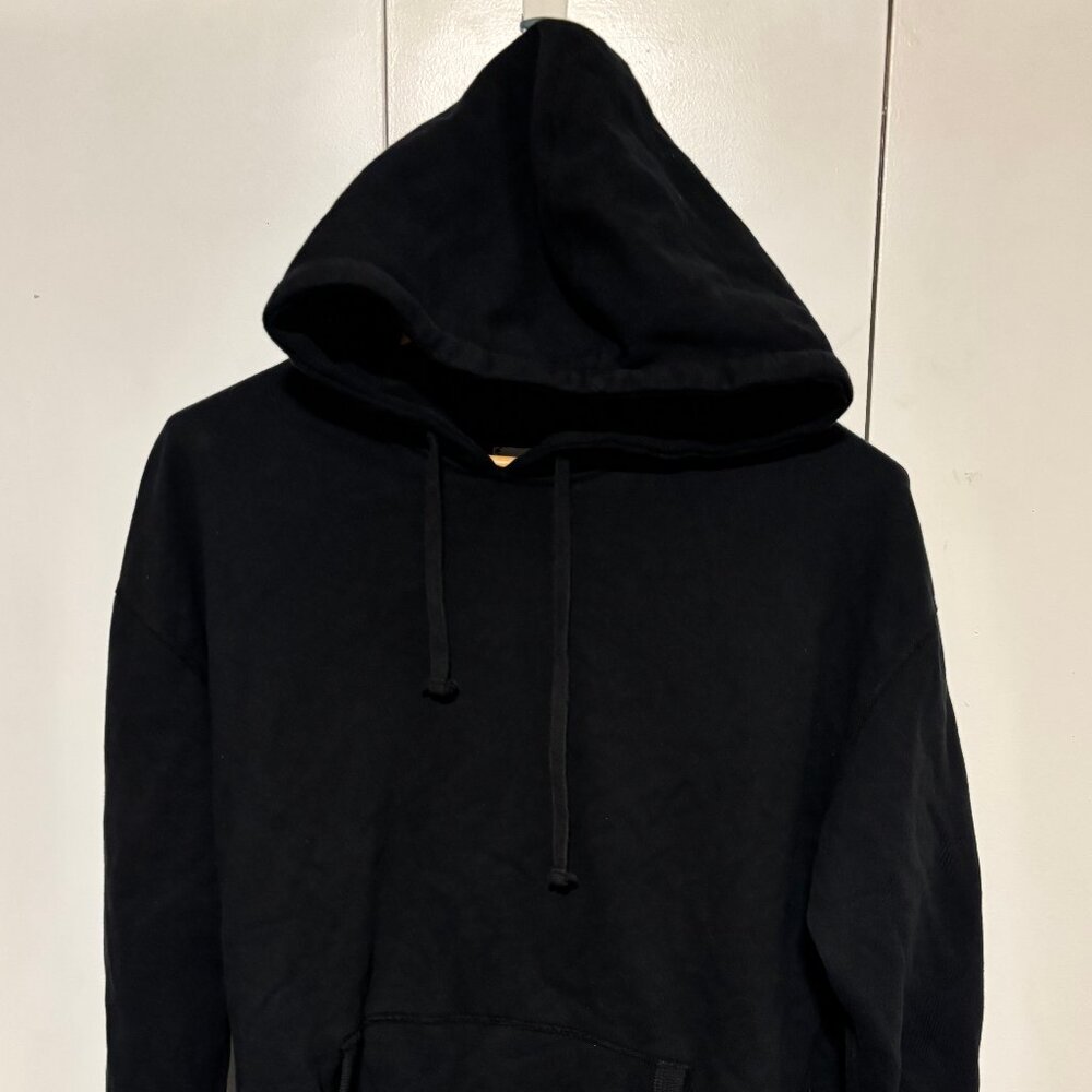 Reigning Champ Black Pullover Hoodie - Medium